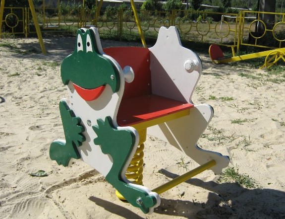 Качалка на пружине